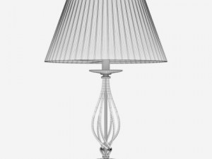 table lamp with lampshade 3D Модель