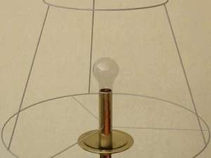 table lamp with lampshade 3D Model