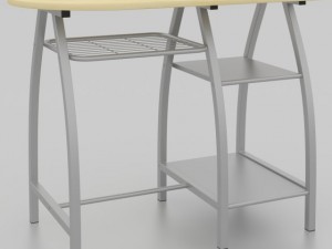 dining table and stools Modello 3D