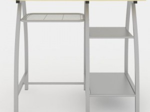 dining table and stools Modello 3D