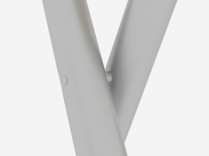dining table and stools Modello 3D