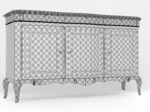 dining room furniture set 3D Model