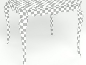 dining room furniture set 3Dモデル
