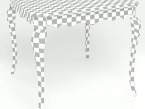 dining room furniture set 3D Model