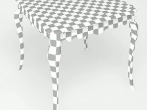 table and chairs 3D Model