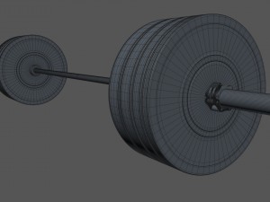 olympic weightlifting barbell crossfit 3D मॉडल