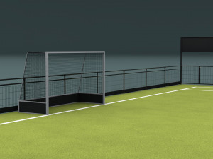 field hockey training pitch 3D मॉडल