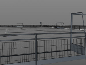 field hockey training pitch 3D मॉडल