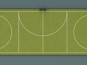 field hockey training pitch 3D मॉडल