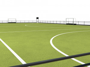 field hockey training pitch 3D मॉडल