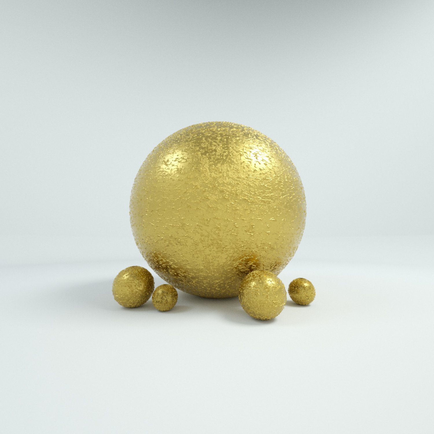 element 3d gold scratched material
