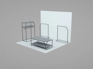 shop in shop store 3D Model