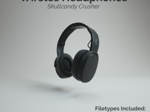 skullcandy crusher wireless headphone Modelo 3D