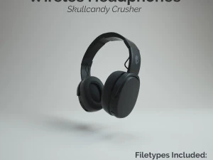 Cuffie wireless Skullcandy Crusher Modello 3D