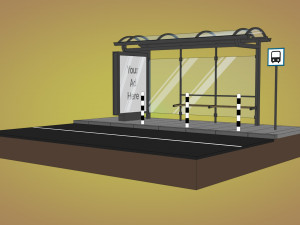 busstop Modelo 3D