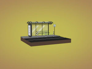 busstop 3D Model