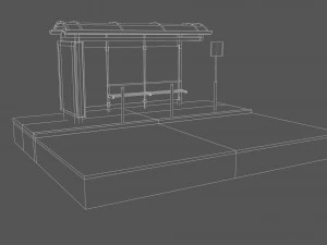 busstop 3D Model