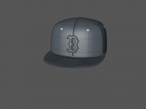 boston red sox baseball caps Modello 3D