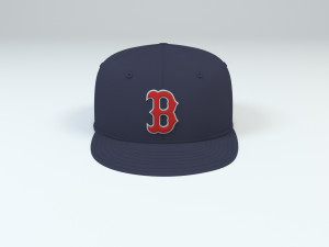 boston red sox baseball caps Modello 3D