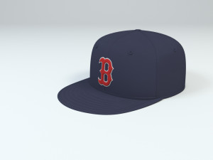 boston red sox baseball caps Modello 3D