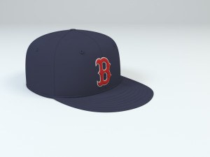 boston red sox baseball caps Modello 3D