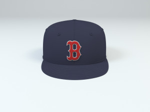boston red sox baseball caps Modello 3D