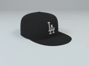 bon&eacute;s de beisebol la dodgers Modelo 3D