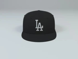 bon&eacute;s de beisebol la dodgers Modelo 3D