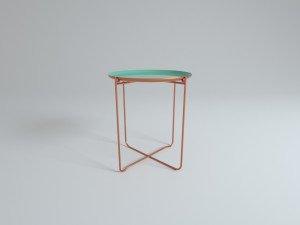 design side table khloe Model 3D
