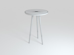 design side table mina Modèle 3D
