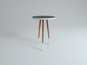 design side table mina Modèle 3D
