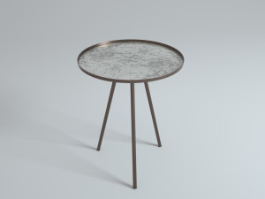 design side table vintage antique 3D Model