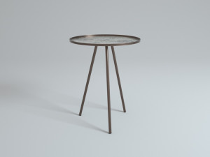 design side table vintage antique 3D Model