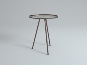 design side table vintage antique 3D Model