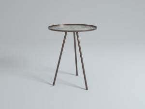 design side table vintage antique 3D Model