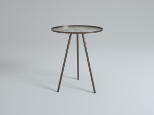 design side table vintage antique 3D Model