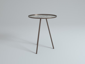 design side table vintage antique 3D Model