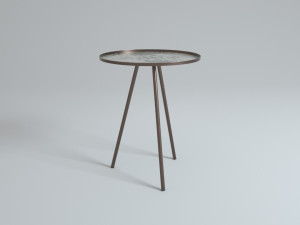 design side table vintage antique 3D Model