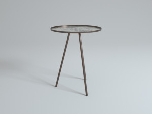 design side table vintage antique 3D Model