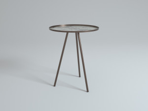 design side table vintage antique 3D Model