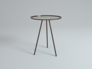 design side table vintage antique 3D Model