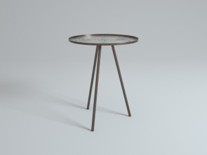 design side table vintage antique 3D Model