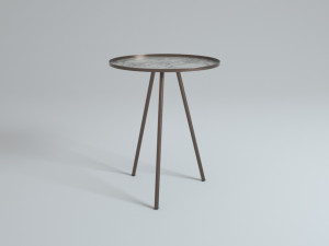 design side table vintage antique 3D Model