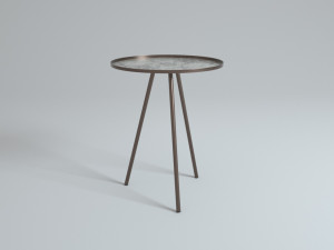 design side table vintage antique 3D Model