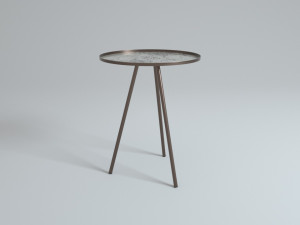 design side table vintage antique 3D Model