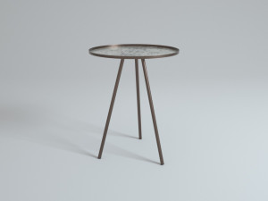 design side table vintage antique 3D Model