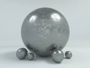 11 chrome materials for c4d octane render texture CG Textures