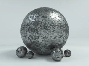 11 chrome materials for c4d octane render texture CG Textures