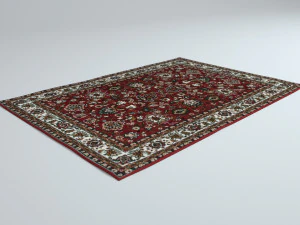 4 persian rugs 3D Model
