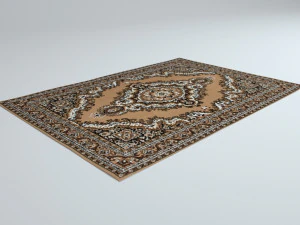 4 persian rugs 3D Model